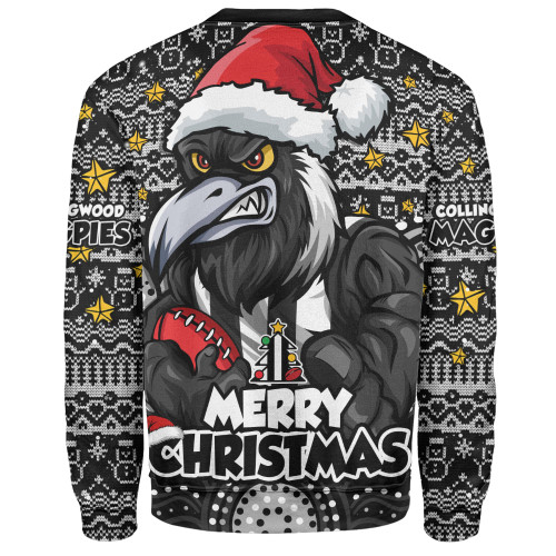 Collingwood Sweatshirt Ugly Christmas Knit Patterns Vintage Jersey