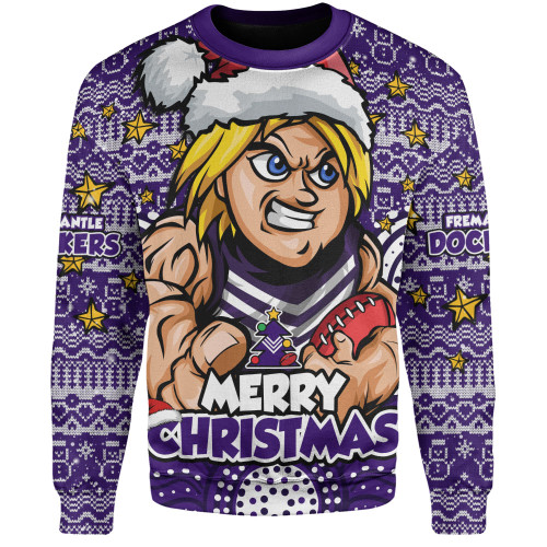 Fremantle Sweatshirt Ugly Christmas Knit Patterns Vintage Jersey