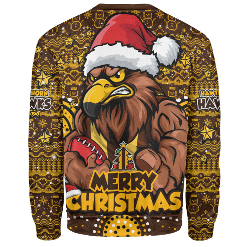 Hawthorn Sweatshirt Ugly Christmas Knit Patterns Vintage Jersey