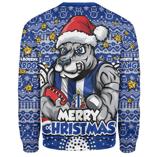 North Melbourne Sweatshirt Ugly Christmas Knit Patterns Vintage Jersey