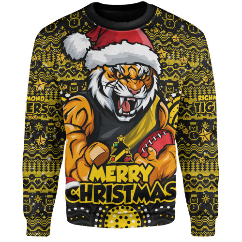 Richmond Sweatshirt Ugly Christmas Knit Patterns Vintage Jersey