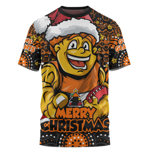 GWS GIANTS T-Shirt Ugly Christmas Knit Patterns Vintage Jersey