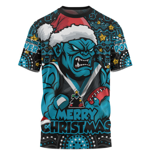 Port Adelaide T-Shirt Ugly Christmas Knit Patterns Vintage Jersey