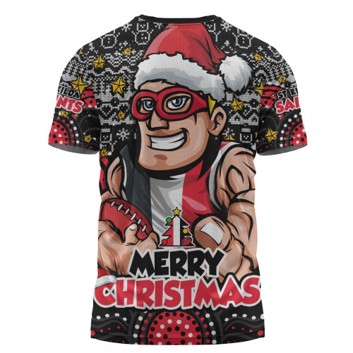 St Kilda T-Shirt Ugly Christmas Knit Patterns Vintage Jersey