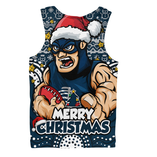Carlton Men Singlet Ugly Christmas Knit Patterns Vintage Jersey