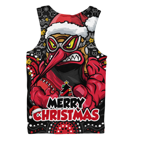 Essendon Men Singlet Ugly Christmas Knit Patterns Vintage Jersey
