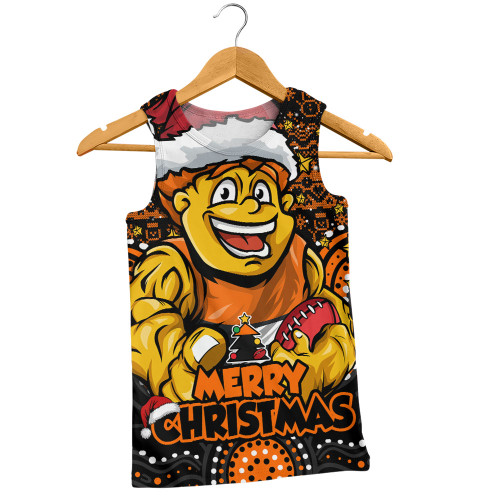 GWS GIANTS Men Singlet Ugly Christmas Knit Patterns Vintage Jersey