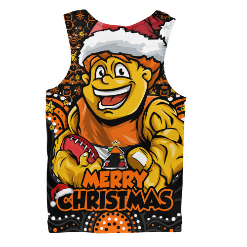 GWS GIANTS Men Singlet Ugly Christmas Knit Patterns Vintage Jersey