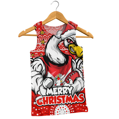 Sydney Swans Men Singlet Ugly Christmas Knit Patterns Vintage Jersey