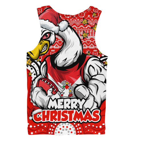 Sydney Swans Men Singlet Ugly Christmas Knit Patterns Vintage Jersey
