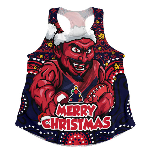 Melbourne Women Racerback Singlet Ugly Christmas Knit Patterns Vintage Jersey