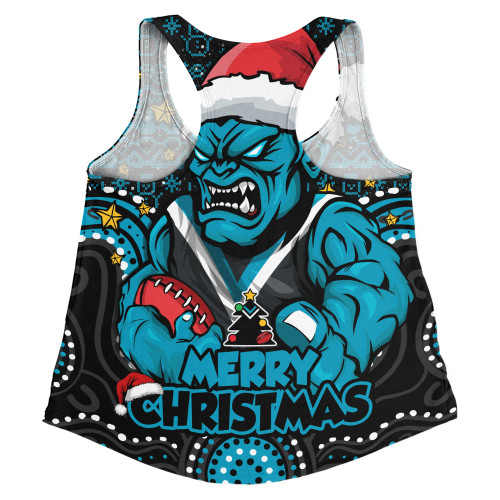 Port Adelaide Women Racerback Singlet Ugly Christmas Knit Patterns Vintage Jersey