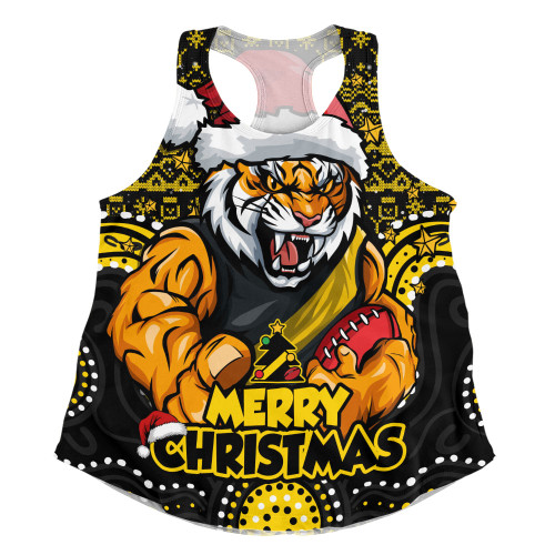 Richmond Women Racerback Singlet Ugly Christmas Knit Patterns Vintage Jersey