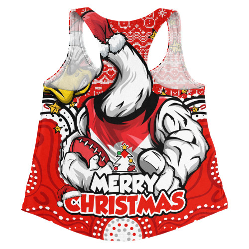 Sydney Swans Women Racerback Singlet Ugly Christmas Knit Patterns Vintage Jersey