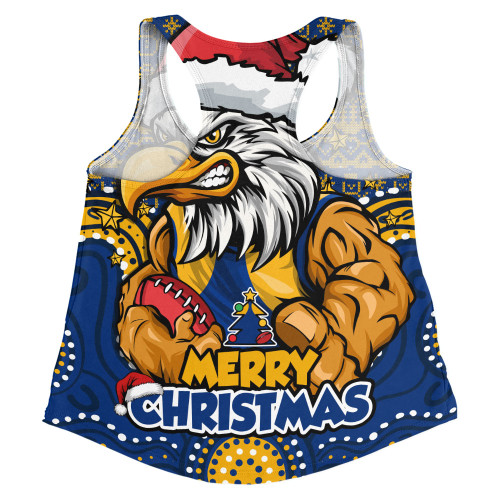 West Coast Eagles Women Racerback Singlet Ugly Christmas Knit Patterns Vintage Jersey