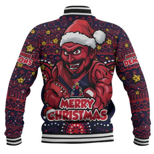Melbourne Baseball Jacket Ugly Christmas Knit Patterns Vintage Jersey
