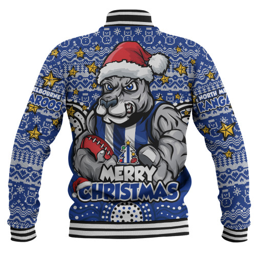 North Melbourne Baseball Jacket Ugly Christmas Knit Patterns Vintage Jersey