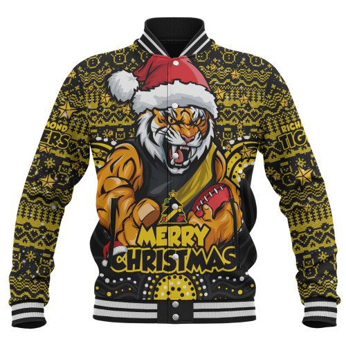 Richmond Baseball Jacket Ugly Christmas Knit Patterns Vintage Jersey