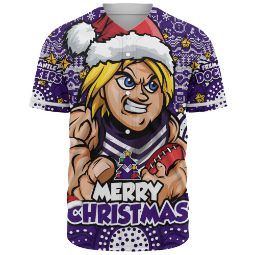Fremantle Baseball Shirt Ugly Christmas Knit Patterns Vintage Jersey