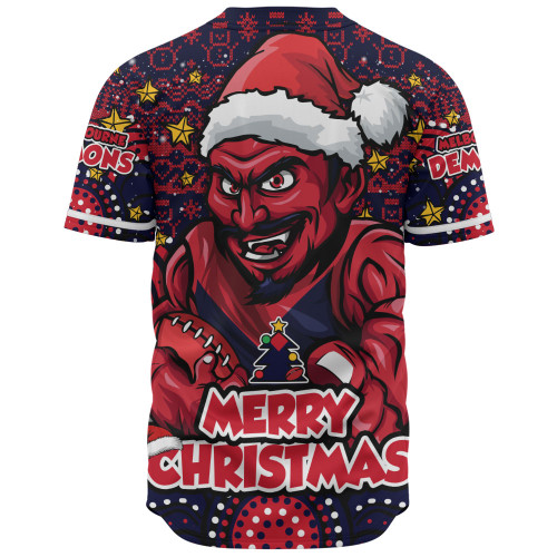 Melbourne Baseball Shirt Ugly Christmas Knit Patterns Vintage Jersey