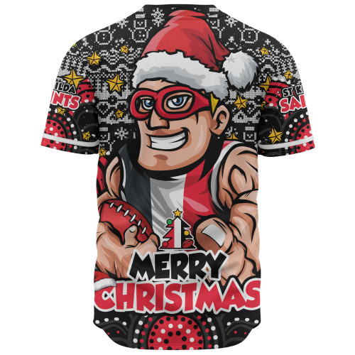 St Kilda Baseball Shirt Ugly Christmas Knit Patterns Vintage Jersey
