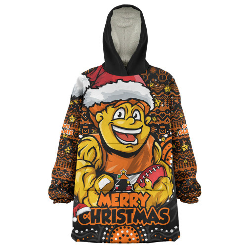 GWS GIANTS Snug Hoodie Ugly Christmas Knit Patterns Vintage Jersey