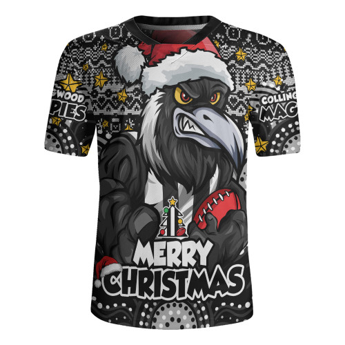 Collingwood Rugby Jersey Ugly Christmas Knit Patterns Vintage Jersey