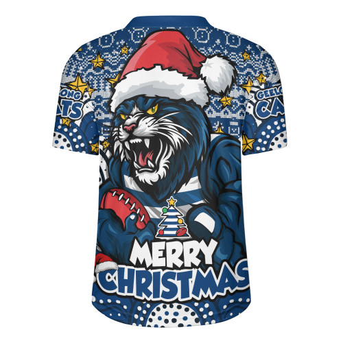 Geelong Cats Rugby Jersey Ugly Christmas Knit Patterns Vintage Jersey