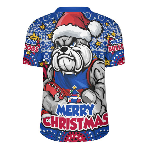 Western Bulldogs Rugby Jersey Ugly Christmas Knit Patterns Vintage Jersey