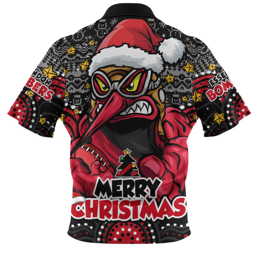 Essendon Zip Polo Shirt Ugly Christmas Knit Patterns Vintage Jersey