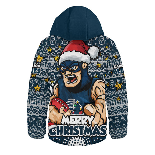 Carlton Hooded Padded Jacket Ugly Christmas Knit Patterns Vintage Jersey