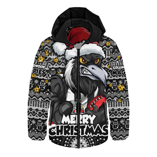 Collingwood Hooded Padded Jacket Ugly Christmas Knit Patterns Vintage Jersey