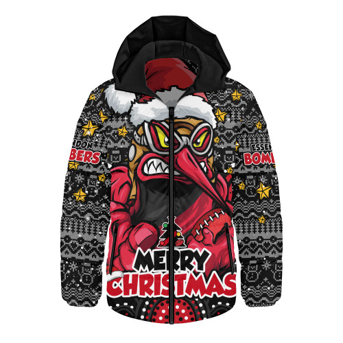 Essendon Hooded Padded Jacket Ugly Christmas Knit Patterns Vintage Jersey