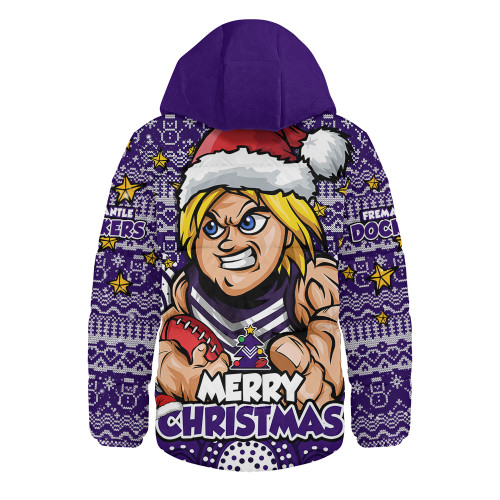 Fremantle Hooded Padded Jacket Ugly Christmas Knit Patterns Vintage Jersey