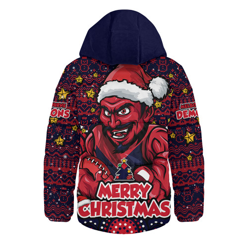 Melbourne Hooded Padded Jacket Ugly Christmas Knit Patterns Vintage Jersey