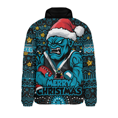 Port Adelaide Padded Jacket Ugly Christmas Knit Patterns Vintage Jersey