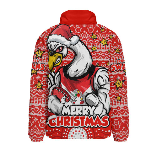 Sydney Swans Padded Jacket Ugly Christmas Knit Patterns Vintage Jersey