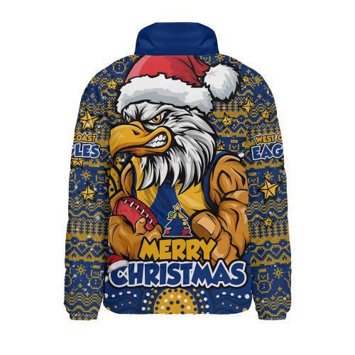 West Coast Eagles Padded Jacket Ugly Christmas Knit Patterns Vintage Jersey
