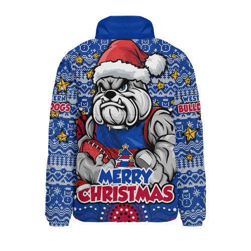 Western Bulldogs Padded Jacket Ugly Christmas Knit Patterns Vintage Jersey