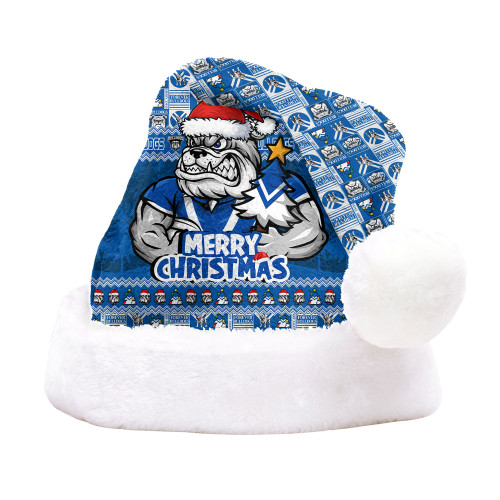 Canterbury-Bankstown Bulldogs Christmas Hat Merry Christmas Tough Edition