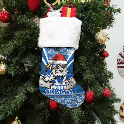 Canterbury-Bankstown Bulldogs Christmas Stocking Merry Christmas Tough Edition