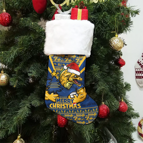 Parramatta Eels Christmas Stocking Merry Christmas Tough Edition