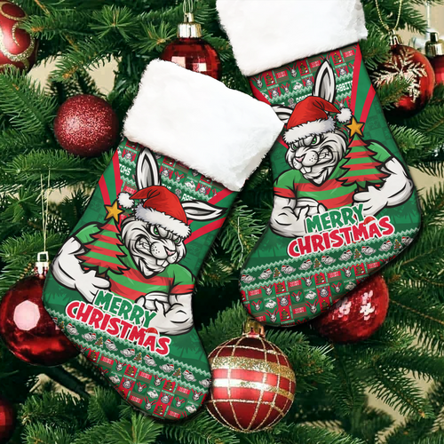 South Sydney Rabbitohs Christmas Stocking Merry Christmas Tough Edition