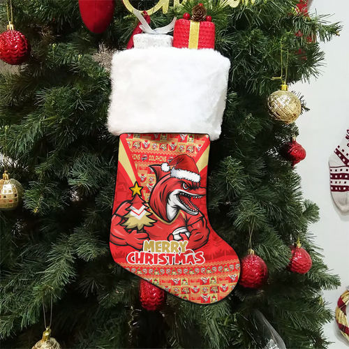 Redcliffe Dolphins Christmas Stocking Merry Christmas Tough Edition