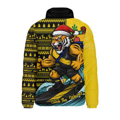 Richmond Padded Jacket Christmas Holiday Santa Rides The Waves