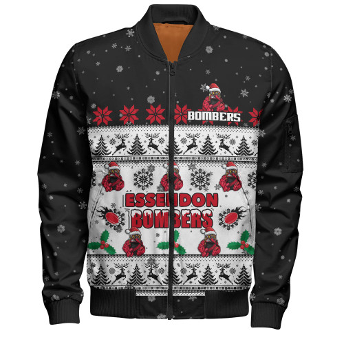 Essendon Bomber Jacket Special Ugly Christmas Holiday Footy Fans