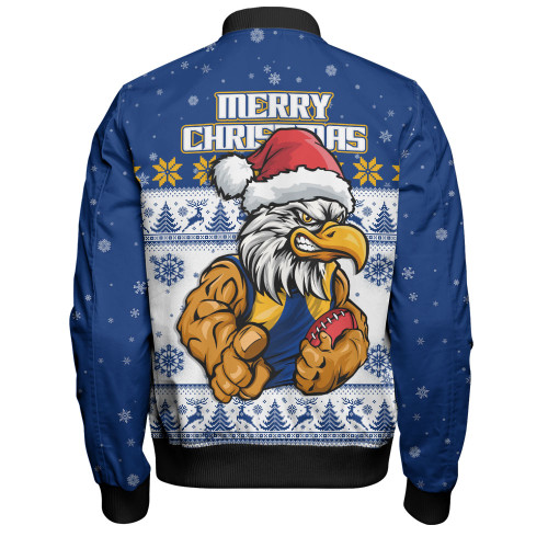 West Coast Eagles Bomber Jacket Special Ugly Christmas Holiday Footy Fans
