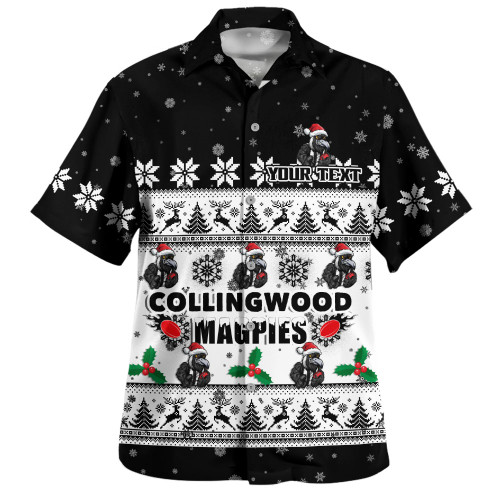 Collingwood Hawaiian Shirt Special Ugly Christmas Holiday Footy Fans