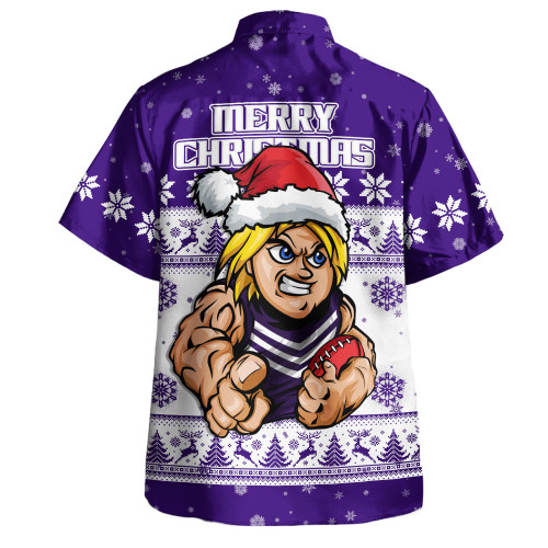 Fremantle Hawaiian Shirt Special Ugly Christmas Holiday Footy Fans