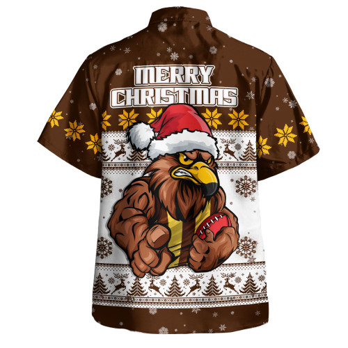 Hawthorn Hawaiian Shirt Special Ugly Christmas Holiday Footy Fans